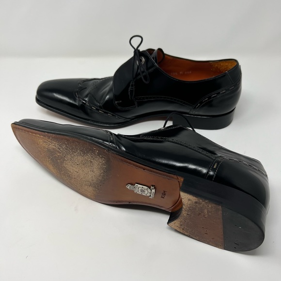 MEZLAN Classic Cap/Wing tip Dress shoes, 10 M, Black - Picture 5 of 10